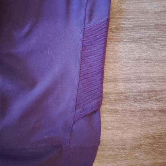 Gaiam Women's Purple High-Waisted Yoga Leggings with Pockets - Picture 5 of 5